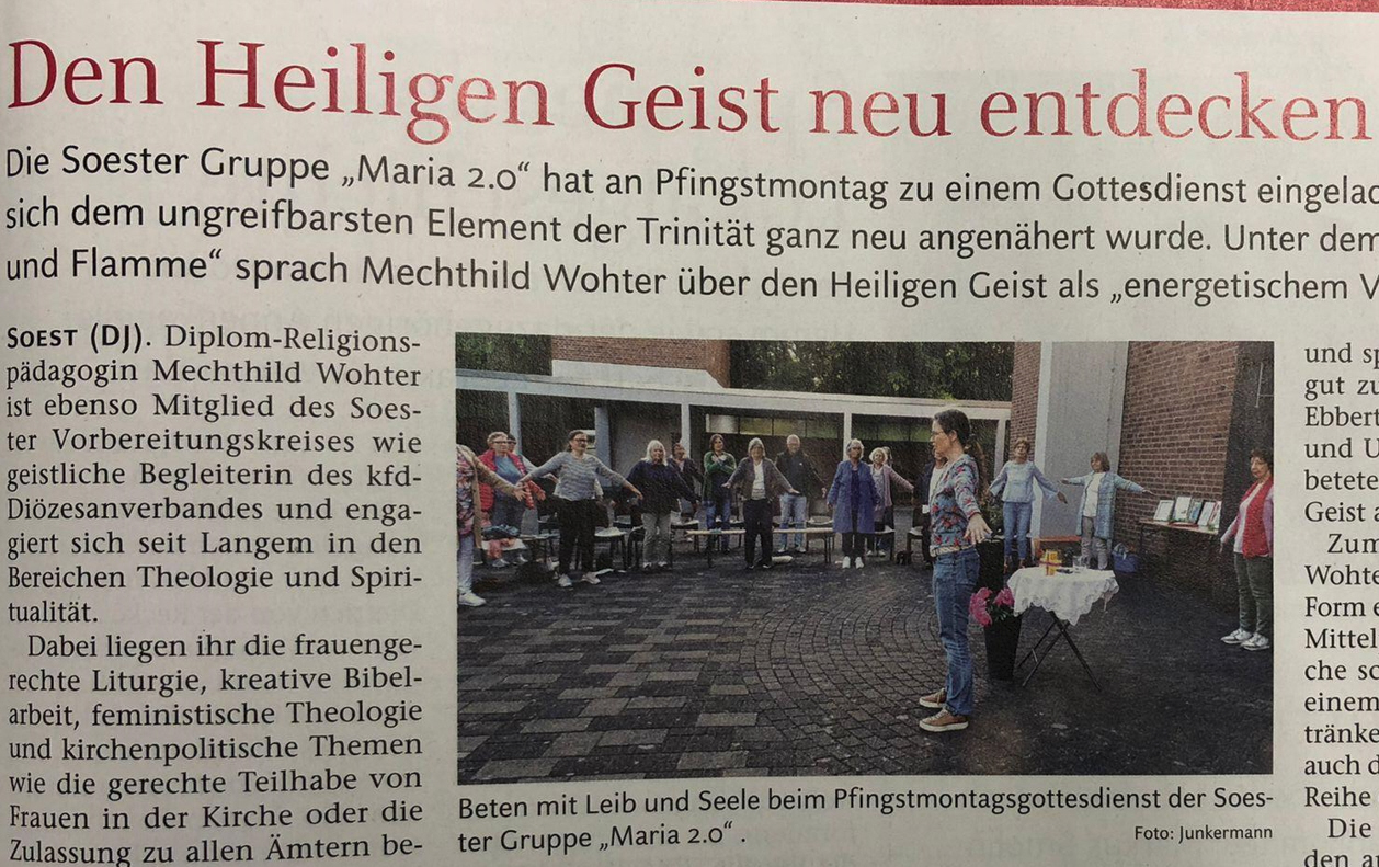 Read more about the article Maria 2.0 im Der Dom