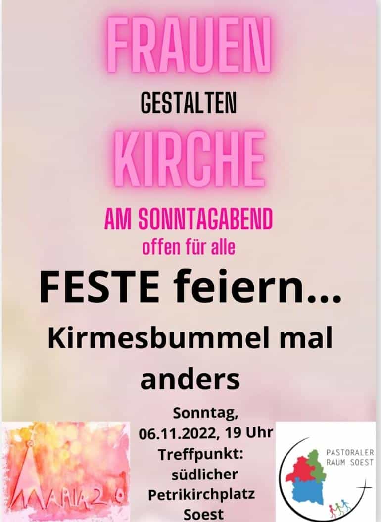 Read more about the article 6. Nov: „Frauen gestalten Kirche“ auf der Kirmes